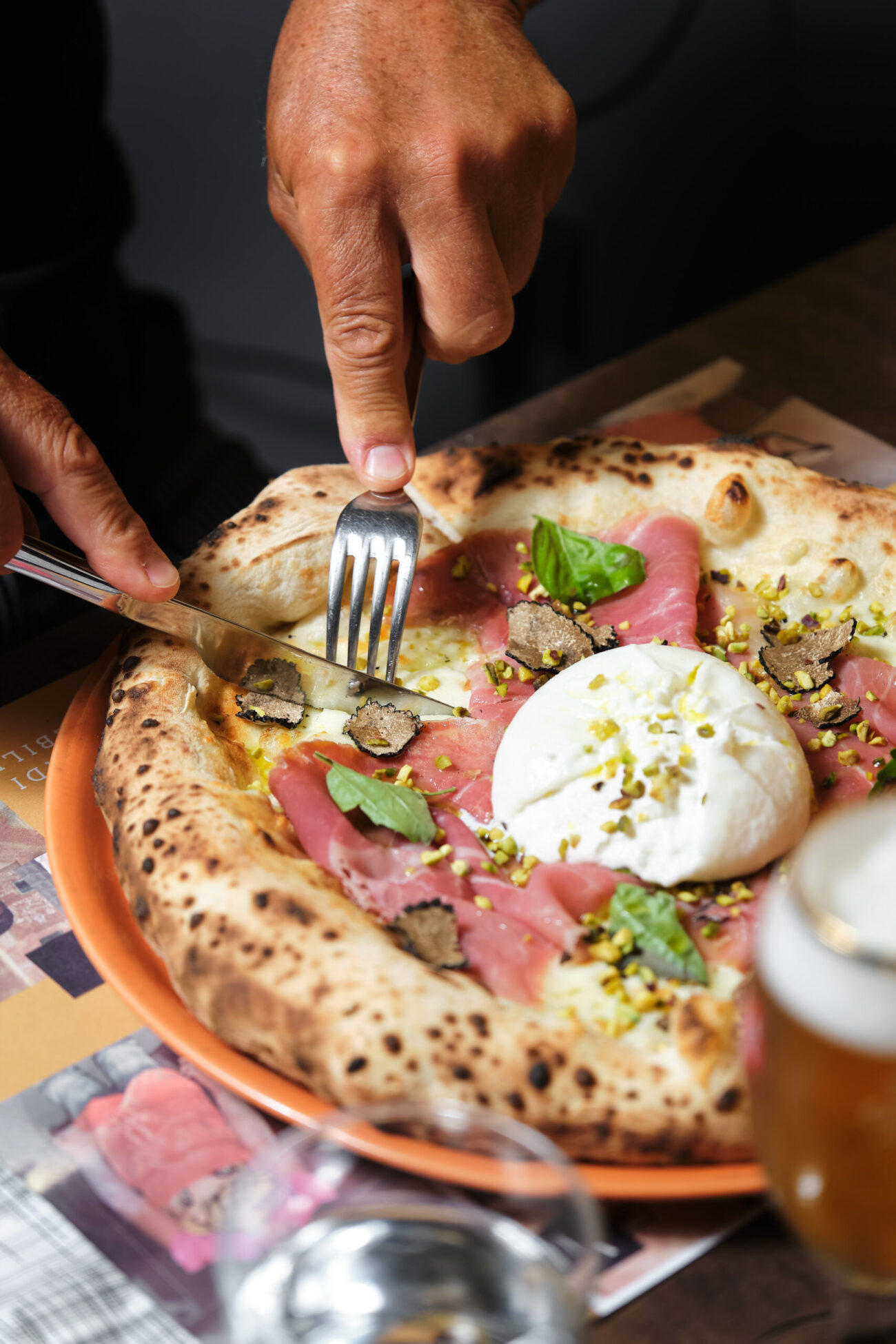 area 18 pizzeria food & beverage​